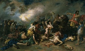 Sagunnon viimeinen päivä vuonna 219BC, 1869